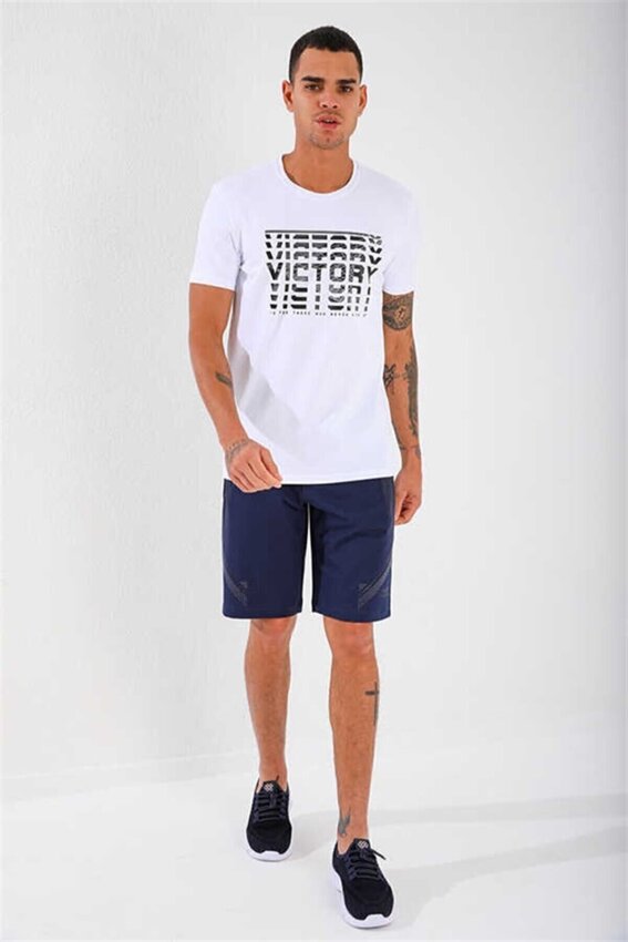 Forinns T-SHİRT O YAKA BEYAZ Erkek Tshirt F10ER-03162-02 - 2