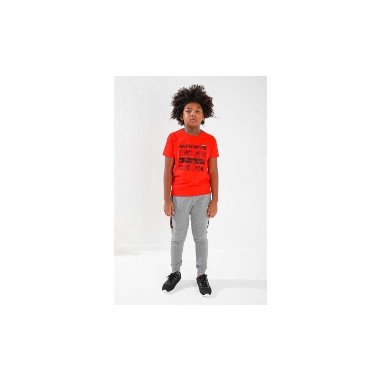 Forinns T-SHİRT O YAKA KIRMIZI Çocuk Tshirt F10EG-03223-106 - 2