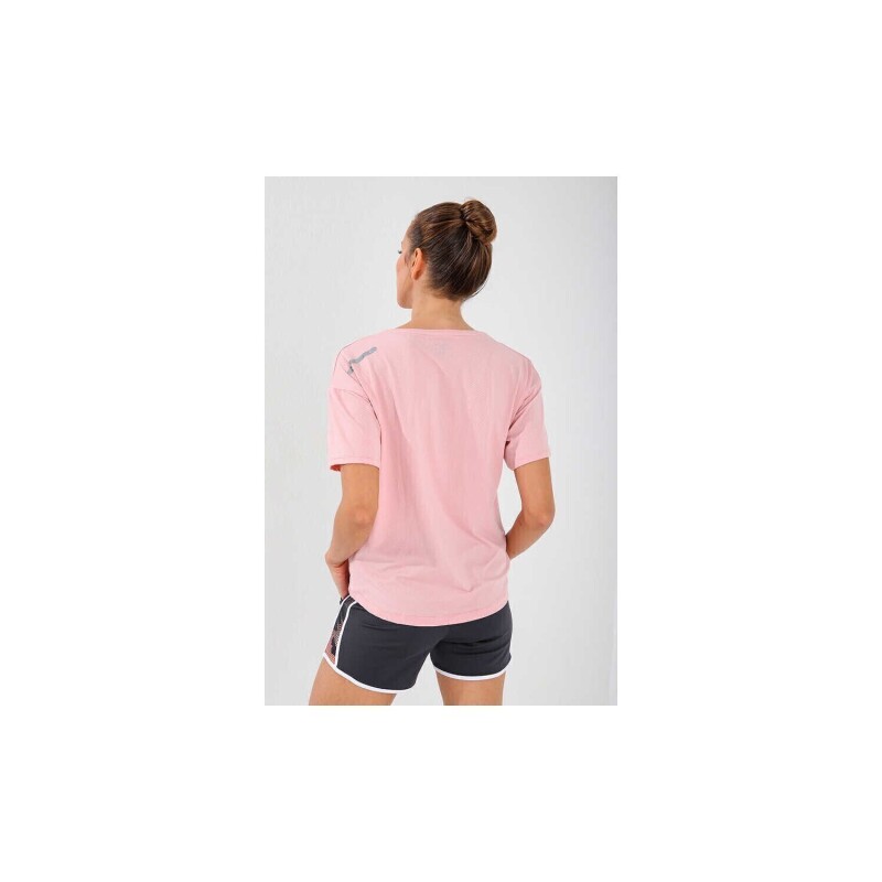 Forinns T-SHİRT O YAKA Pembe Kadın Tshirt F10BY-03301-68 - 3