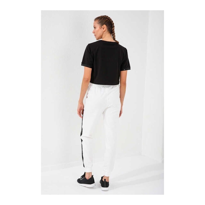 Forinns T-SHİRT O YAKA SİYAH Kadın Tshirt F10BY-03263-01 - 3