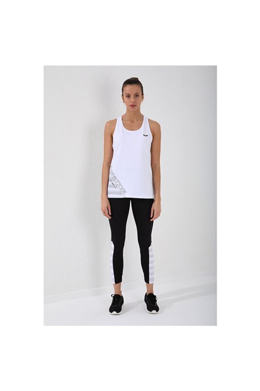 Forinns TAYT Siyah-Beyaz Kadın Tayt F10BY-03271-19 - 1