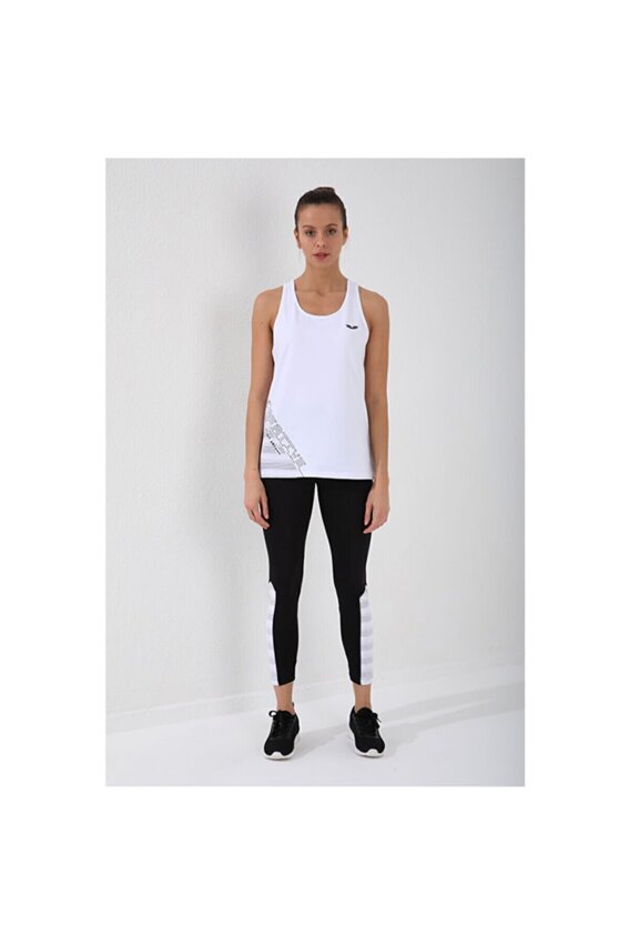 Forinns TAYT Siyah-Beyaz Kadın Tayt F10BY-03271-19 - 1