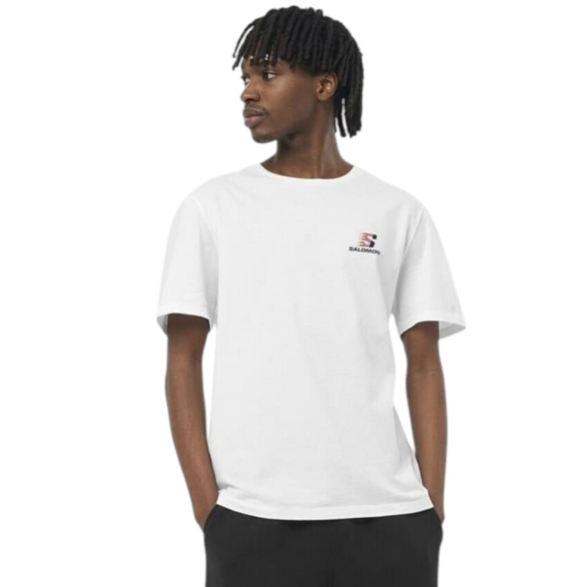 Salomon Furious Beyaz Erkek Tshirt - 1
