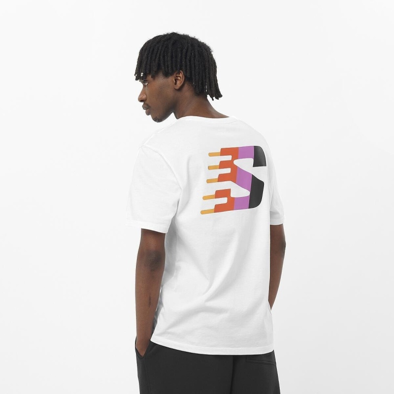 Salomon Furious Beyaz Erkek Tshirt - 2