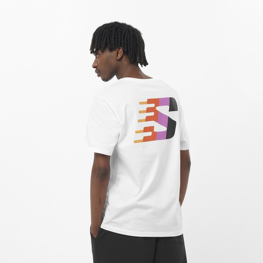 Salomon Furious Beyaz Erkek Tshirt - 2