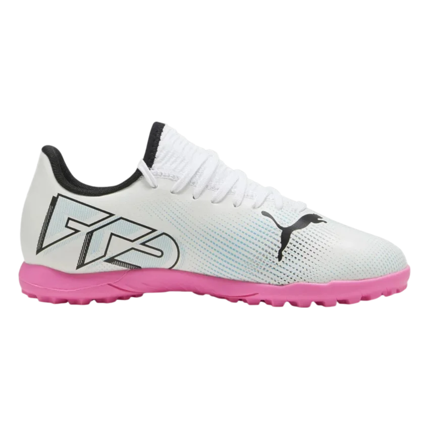 Puma Future 7 Play TT Jr Beyaz Çocuk Halı Saha Ayakkabısı - 1