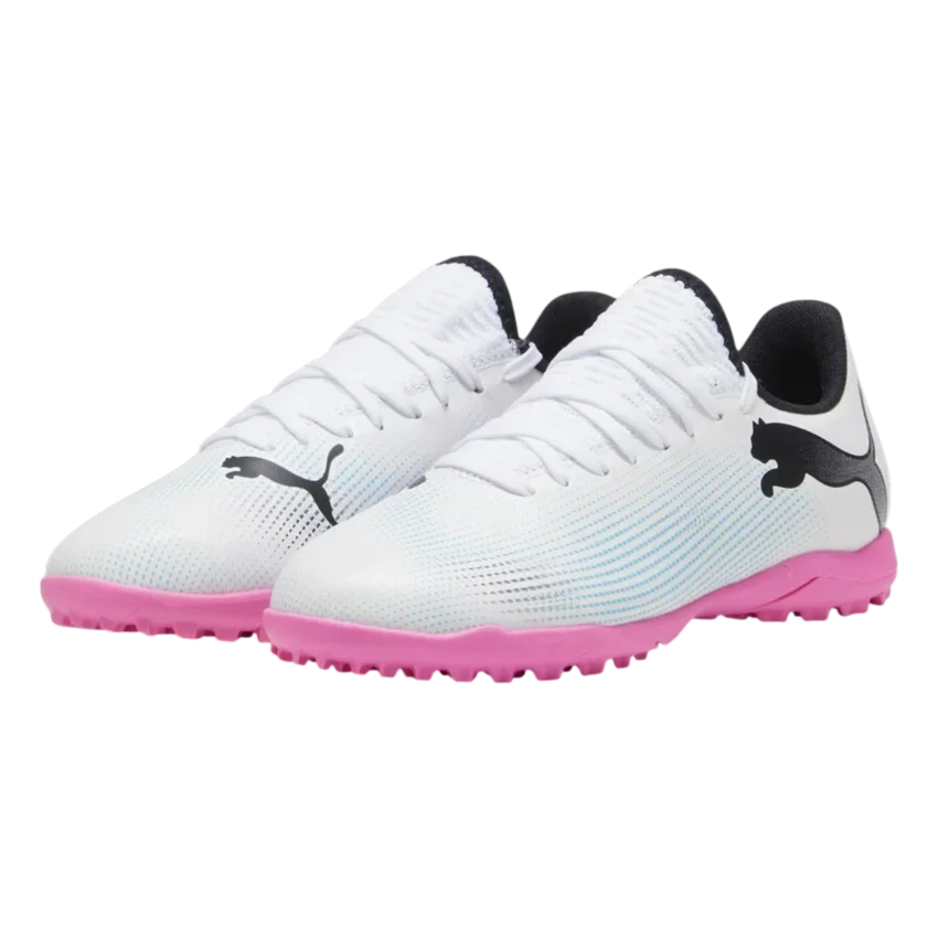 Puma Future 7 Play TT Jr Beyaz Çocuk Halı Saha Ayakkabısı - 3
