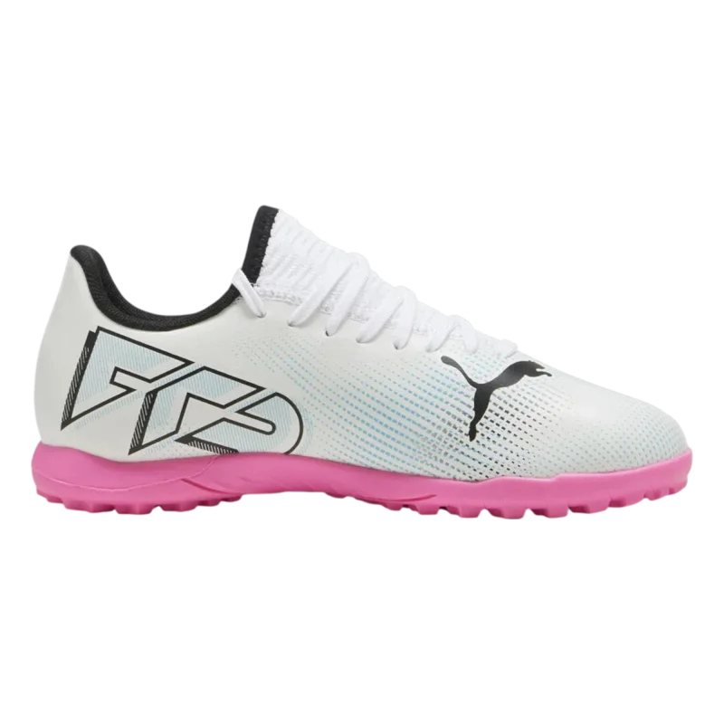 Puma Future 7 Play TT Jr Beyaz Çocuk Halı Saha Ayakkabısı - 1