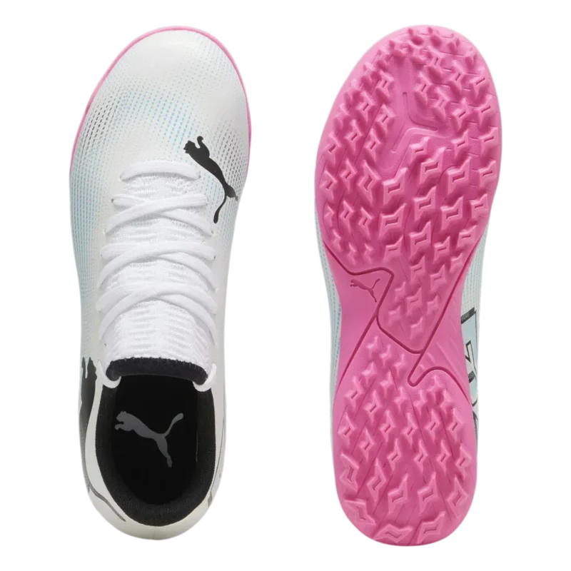 Puma Future 7 Play TT Jr Beyaz Çocuk Halı Saha Ayakkabısı - 4