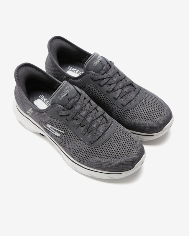Skechers GO WALK 7 - FREE HAND 2 Gri Erkek Koşu Ayakkabısı - 6