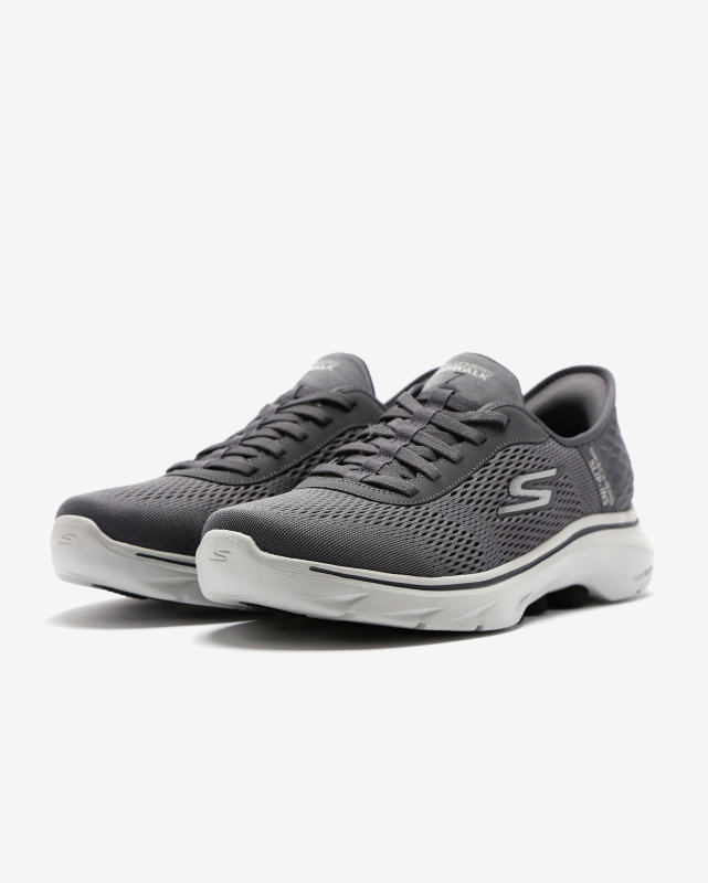 Skechers GO WALK 7 - FREE HAND 2 Gri Erkek Koşu Ayakkabısı - 3