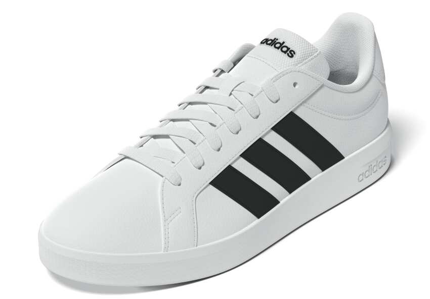 Adidas Grand Court Base 3.0 Beyaz Erkek Günlük Ayakkabı - 5