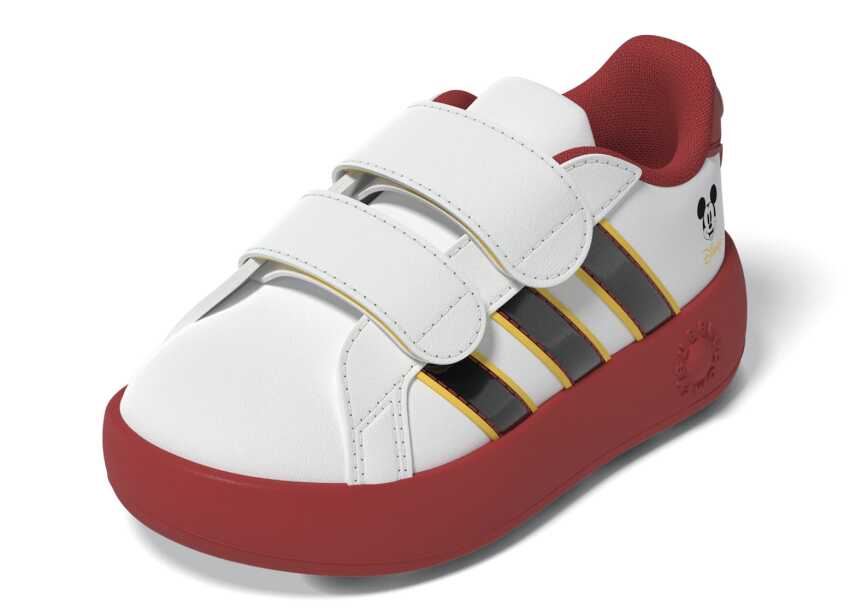 Adidas Grand Court Mickey Beyaz Çocuk Günlük Ayakkabı - 5