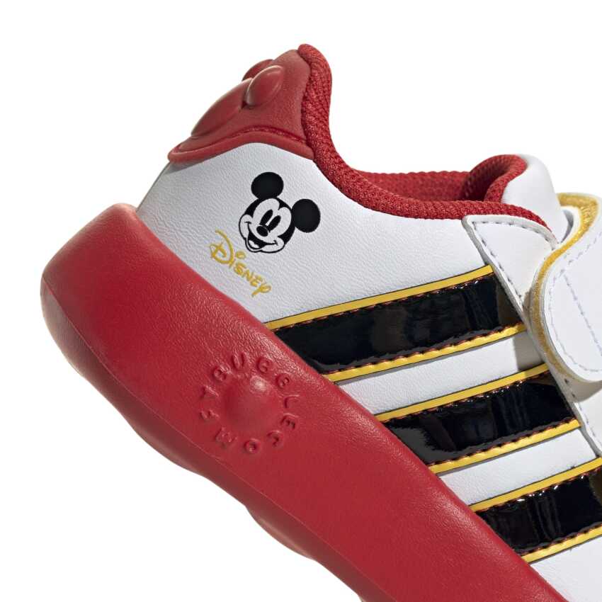 Adidas Grand Court Mickey Beyaz Çocuk Günlük Ayakkabı - 8