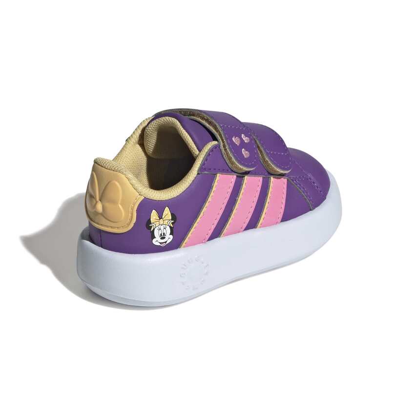 Adidas Grand Court Minnie Mor Çocuk Günlük Ayakkabı - 4