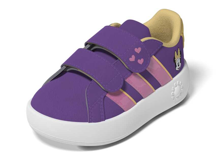Adidas Grand Court Minnie Mor Çocuk Günlük Ayakkabı - 5