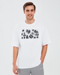 Skechers Graphic T-Shirt M Short Sleeve BEYAZ Erkek Tshirt - 1