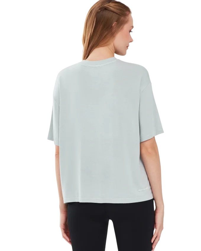 Skechers Graphic T-Shirt W Short Sleeve Gri Kadın Tshirt - 2