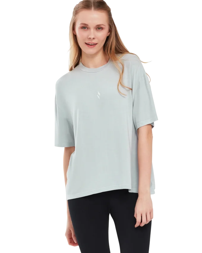 Skechers Graphic T-Shirt W Short Sleeve Gri Kadın Tshirt - 4