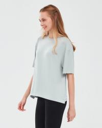 Skechers Graphic T-Shirt W Short Sleeve Gri Kadın Tshirt - 3