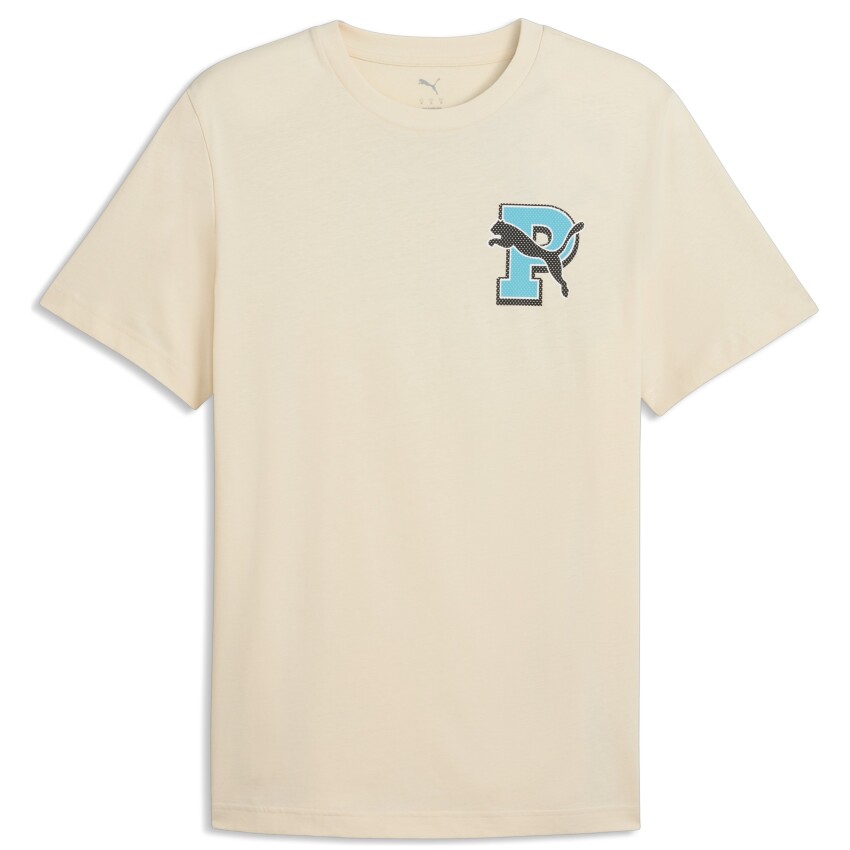 Puma Graphic Bej Erkek Tshirt - 4
