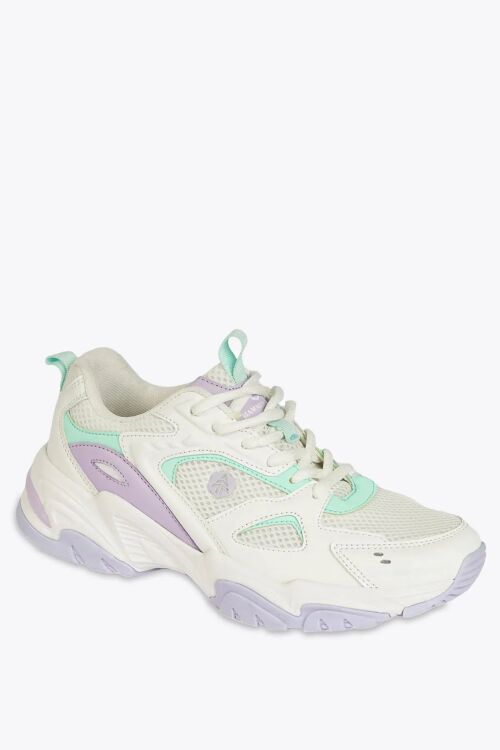 Hammer Jack DAREO Z AYAKKABI Beyaz-Mor Kadın Günlük Ayakkabı - 4