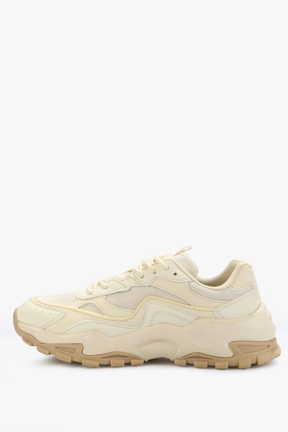 Hammer Jack Russel Z Spor Ayakkabı Bej Kadın Günlük Ayakkabı - 2