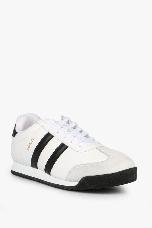 Hammer Jack Samuel-M Beyaz-Siyah Erkek Günlük Ayakkabı - 4