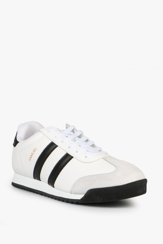 Hammer Jack Samuel-M Beyaz-Siyah Erkek Günlük Ayakkabı - 4