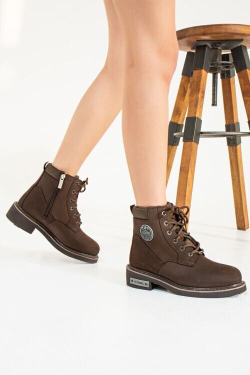 Harley Davidson JIM Kahverengi Kadın Bot - 2