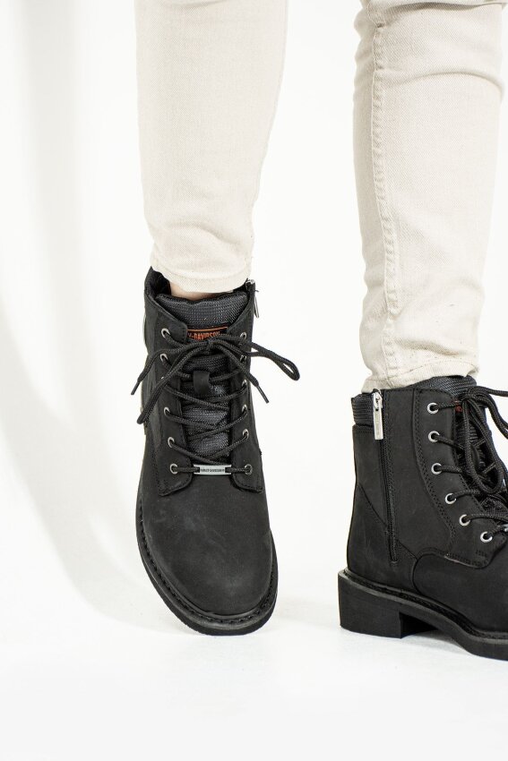 Harley Davidson JIM Siyah-Antrasit Erkek Bot - 6