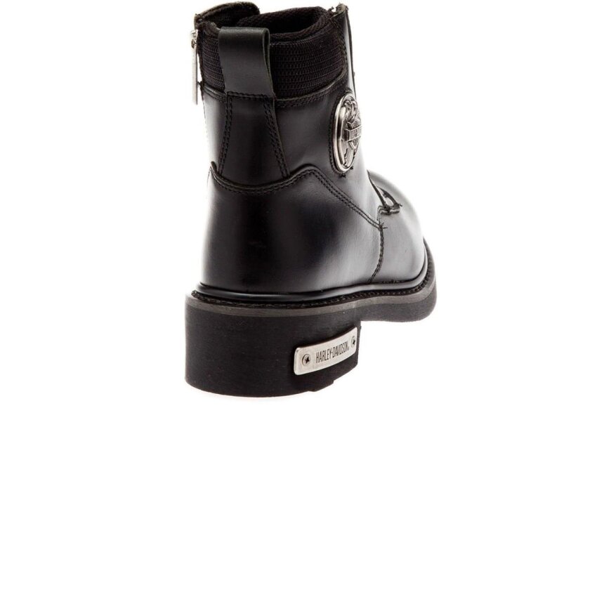 Harley Davidson JIM Siyah-Siyah Erkek Bot - 3