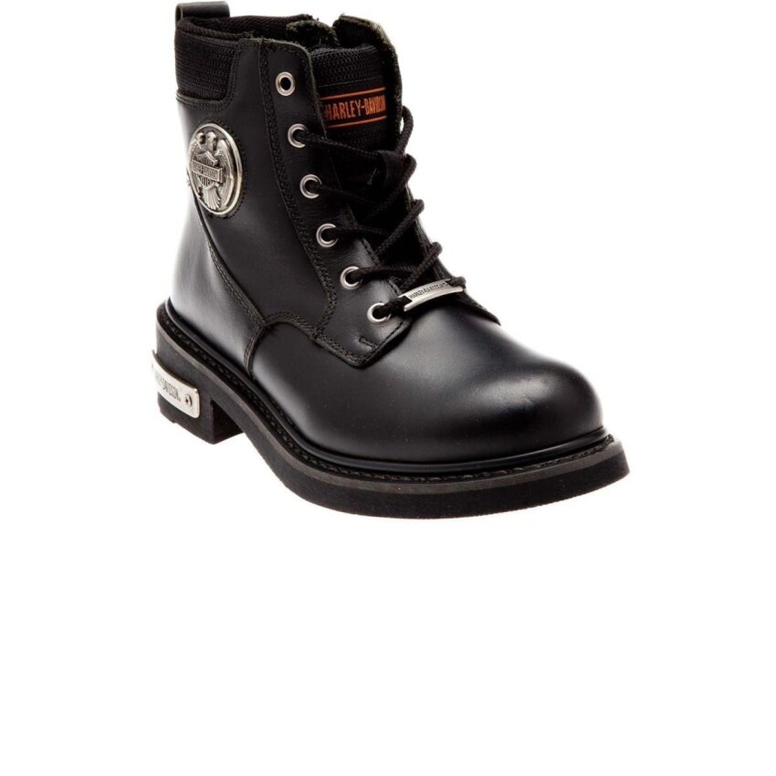 Harley Davidson JIM Siyah-Siyah Erkek Bot - 5
