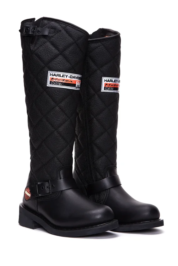 Harley Davidson LACONIA HI 646 SİYAH Kadın Bot - 3