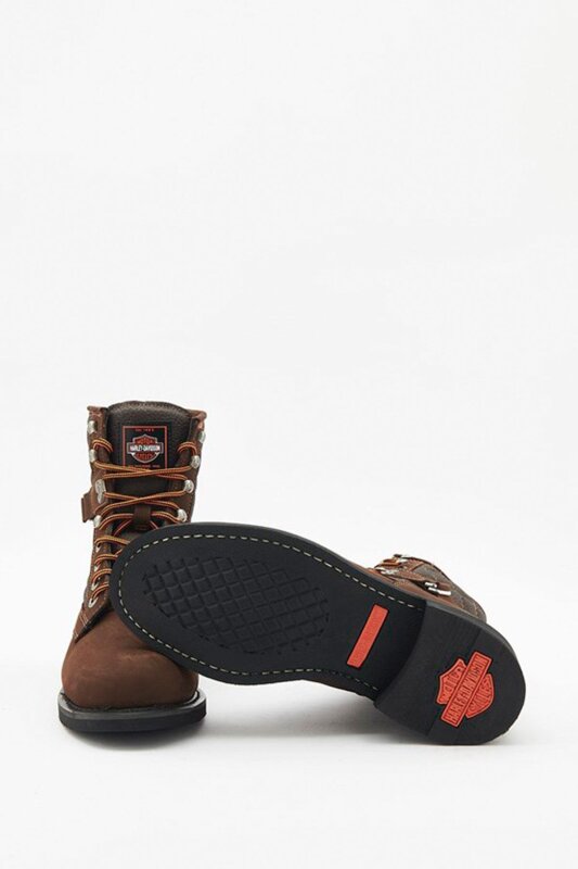 Harley Davidson New Worker Kahverengi Erkek Bot - 2