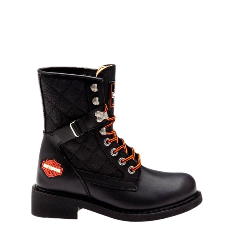Harley Davidson NEW WORKER Siyah-Siyah Kadın Bot - Harley Davidson