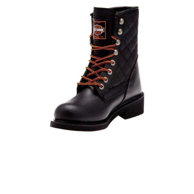 Harley Davidson NEW WORKER Siyah-Siyah Kadın Bot - 4