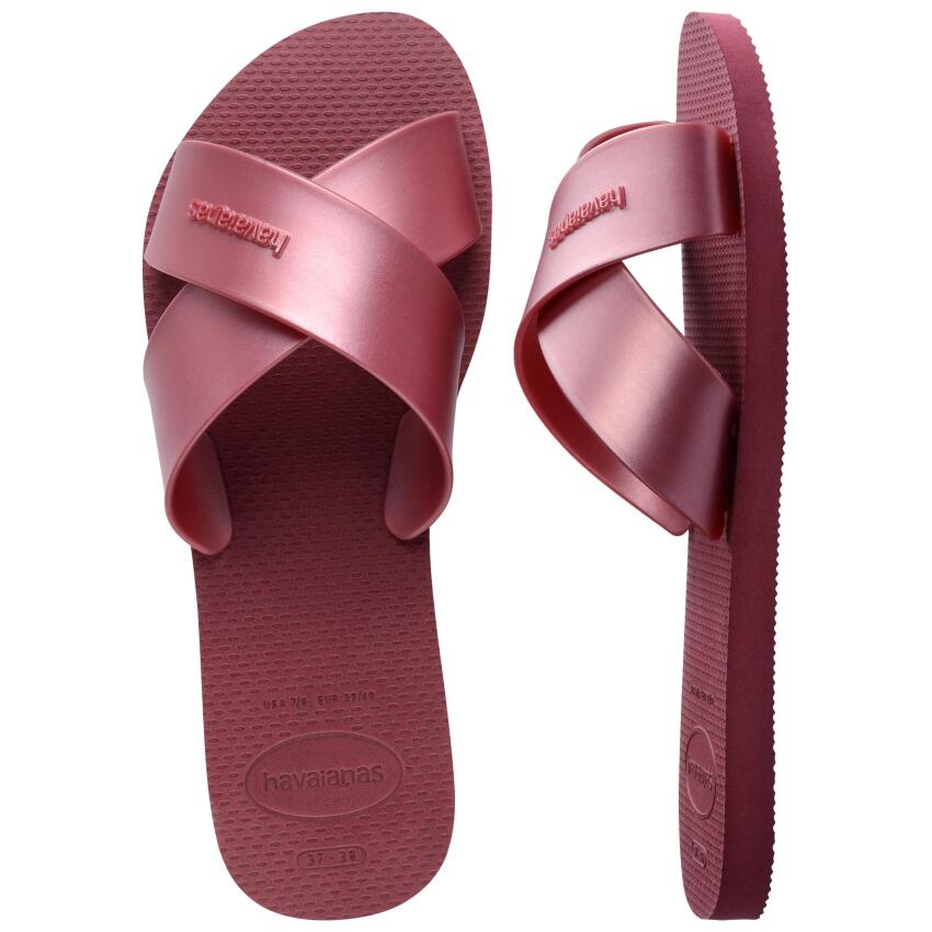 Havaianas Aqua Metallic Bordo Kadın Terlik - 5