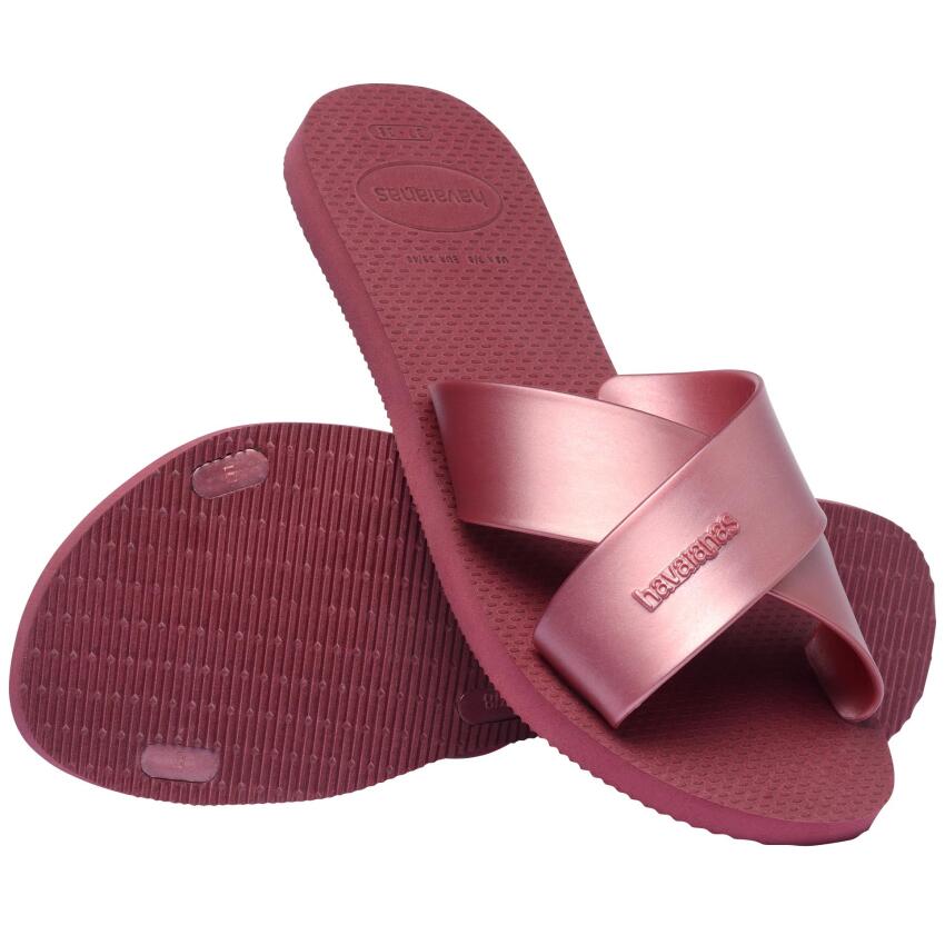 Havaianas Aqua Metallic Bordo Kadın Terlik - 6