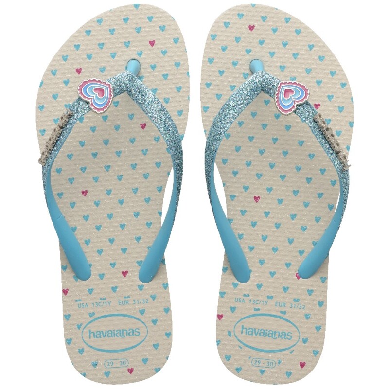 Havaianas Kids Slim Glitter II Bej Çocuk Terlik - 3