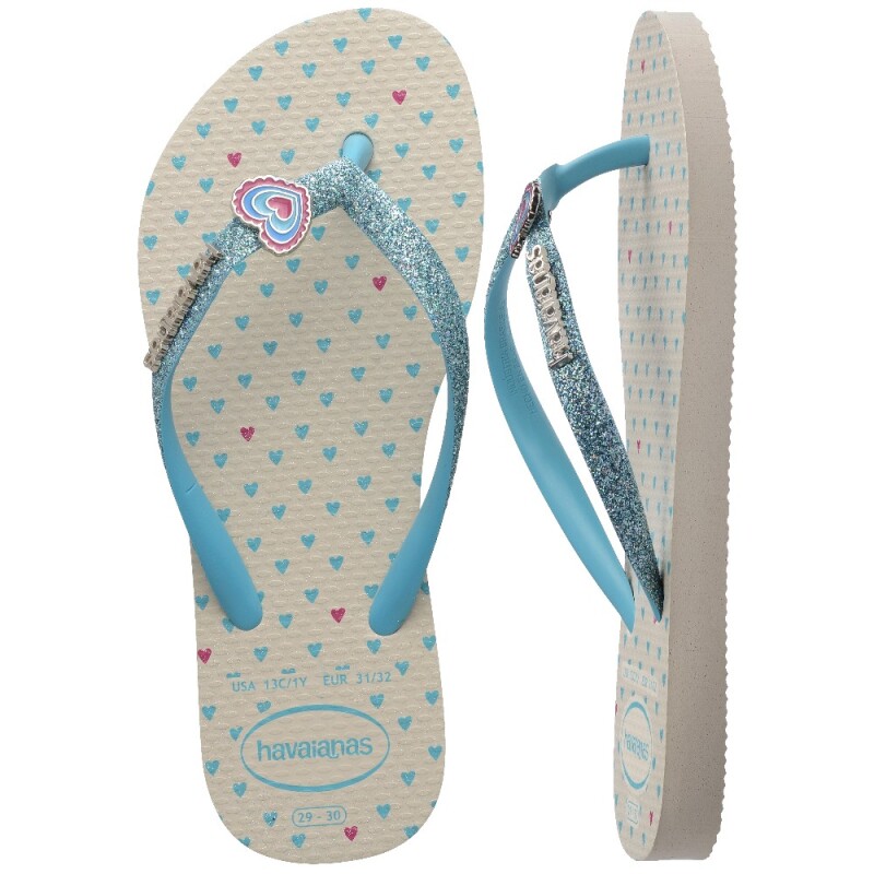 Havaianas Kids Slim Glitter II Bej Çocuk Terlik - 4