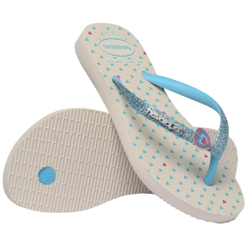 Havaianas Kids Slim Glitter II Bej Çocuk Terlik - 5