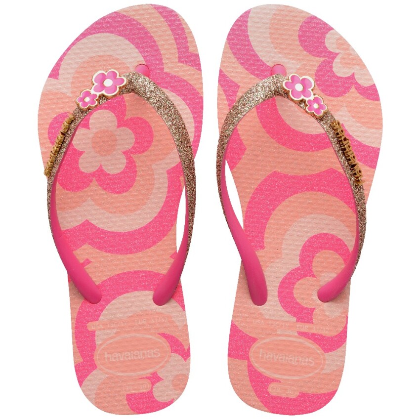 Havaianas Kids Slim Glitter II Pembe Çocuk Terlik - 4