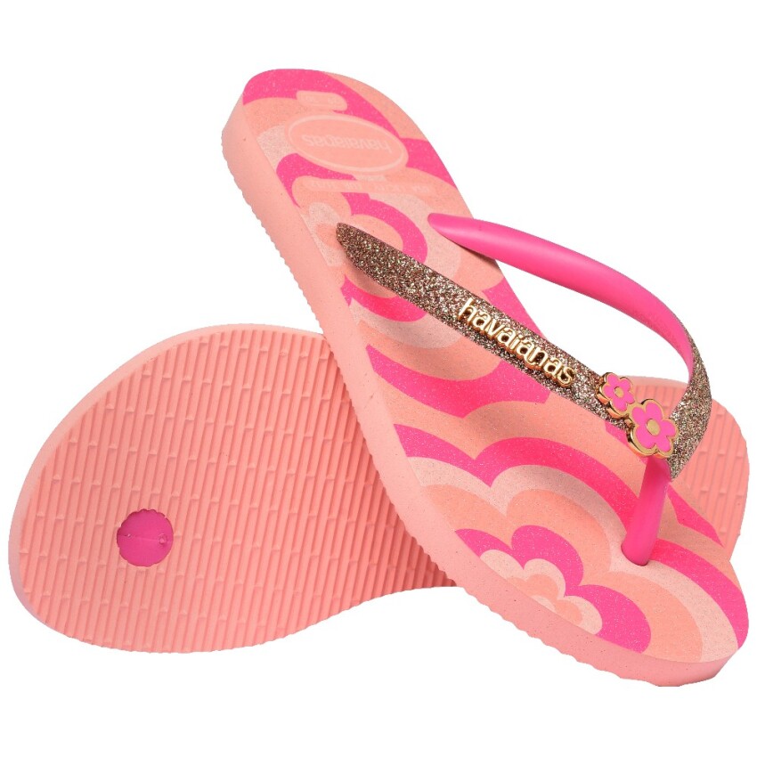 Havaianas Kids Slim Glitter II Pembe Çocuk Terlik - 6