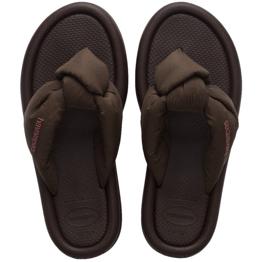 Havaianas Over Puffed Up Kahverengi Kadın Terlik - 4