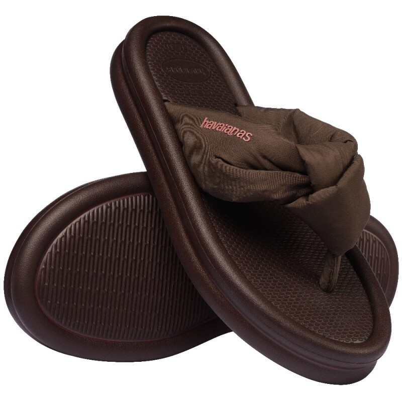Havaianas Over Puffed Up Kahverengi Kadın Terlik - 6