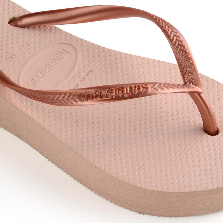 Havaianas Slim Flatform Pembe Kadın Terlik - 5