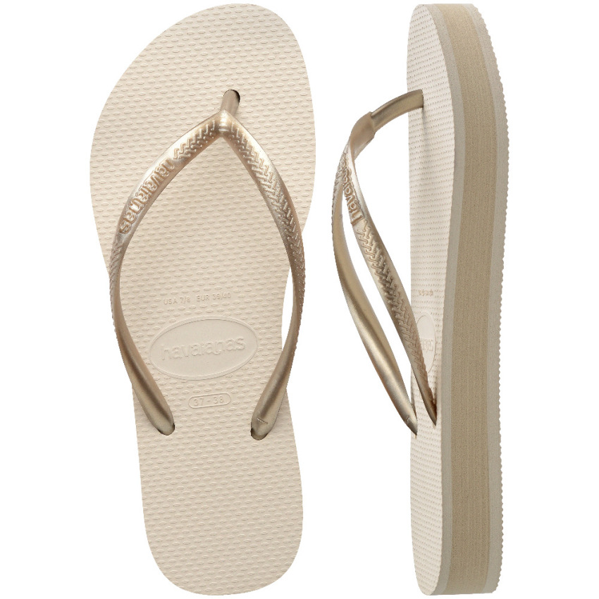 Havaianas Slim Flatform Sarı Kadın Terlik - 5
