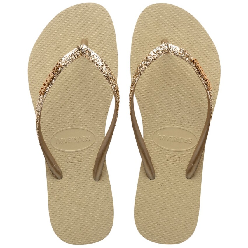 Havaianas Slim Glitter II Bej Kadın Terlik - 3