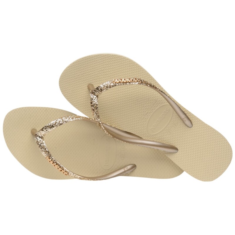 Havaianas Slim Glitter II Bej Kadın Terlik - 4